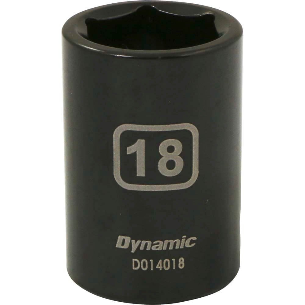 DYNAMIQUE 1/2" D 6 PT 18MM IMP SKT