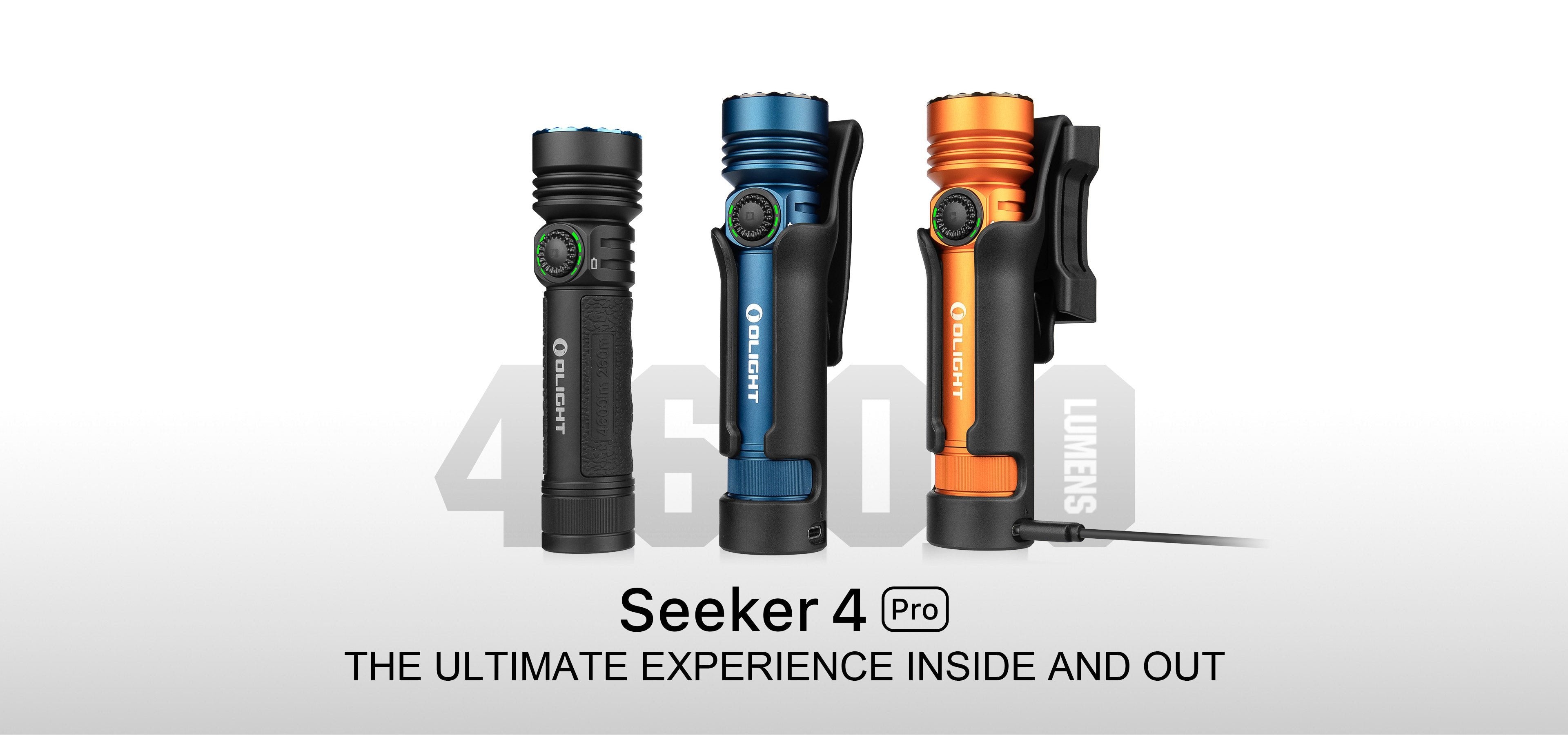 Olight SEEKER4PRO Hochleistungs-Taschenlampe 