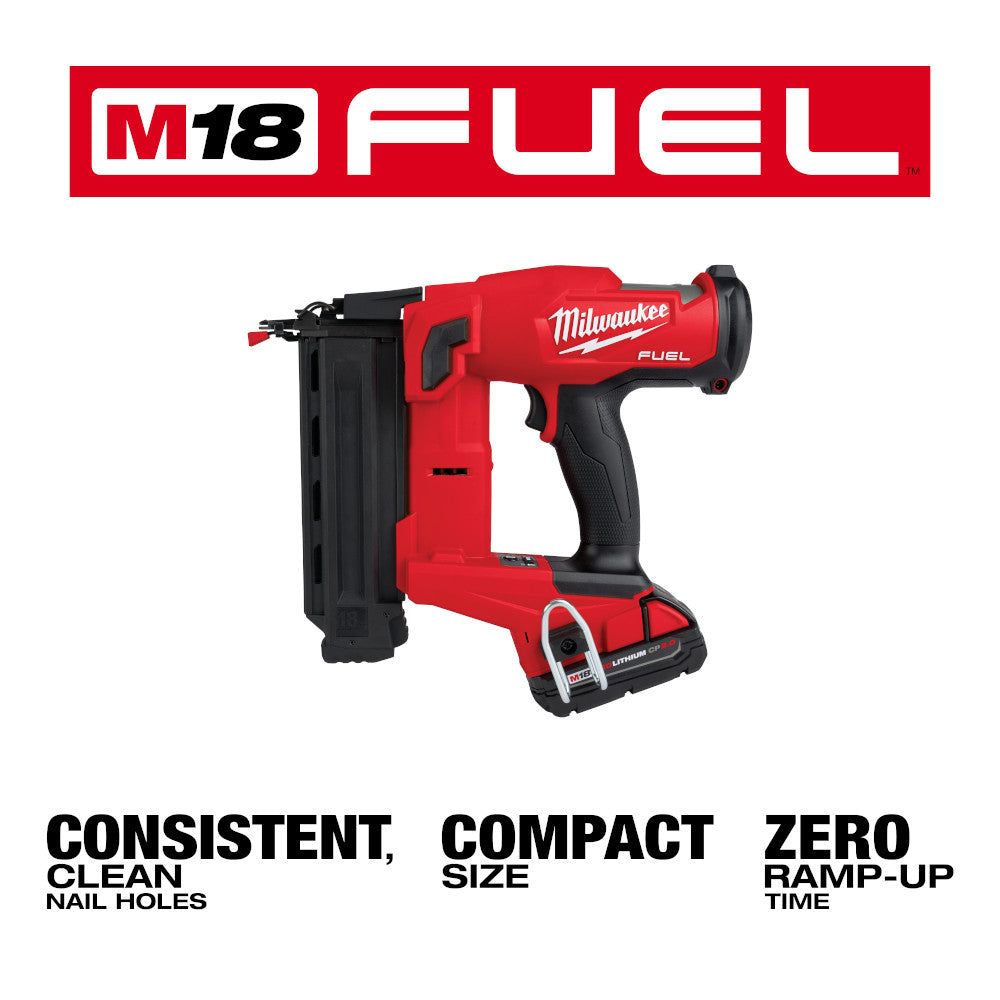 Milwaukee 2746-21CT -M18 Fuel 18ga Brad Nailer Kit