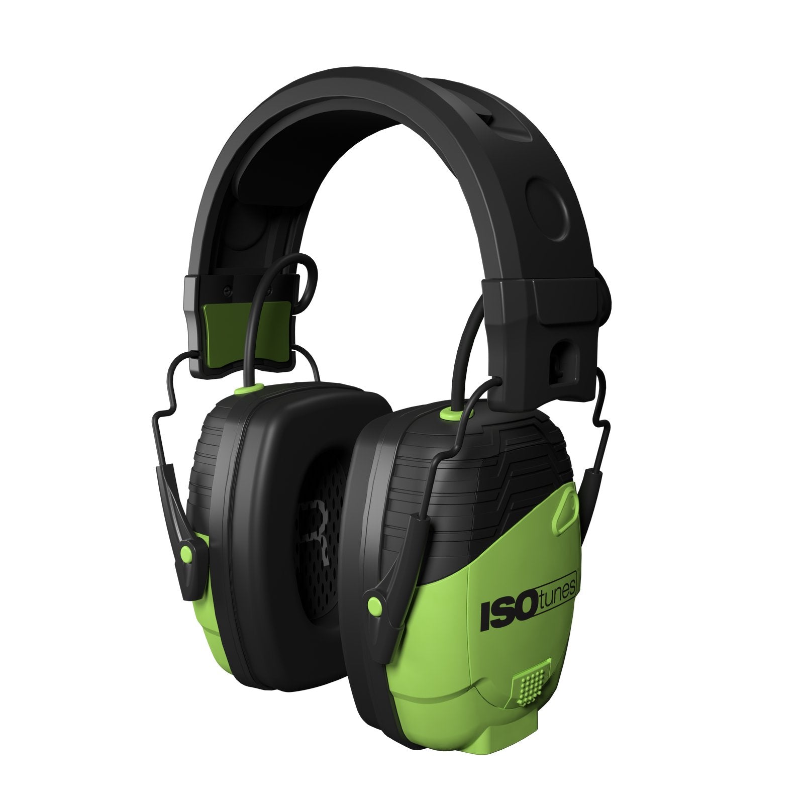 IsoTunes IT-34B - LINK Aware Bluetooth Ear Muffs Green