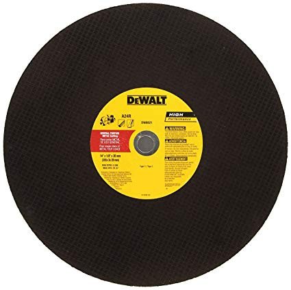 DEWALT DW8021-14 X 1/8 X 20Mm Metal Portable Saw Cut-Off Wheel