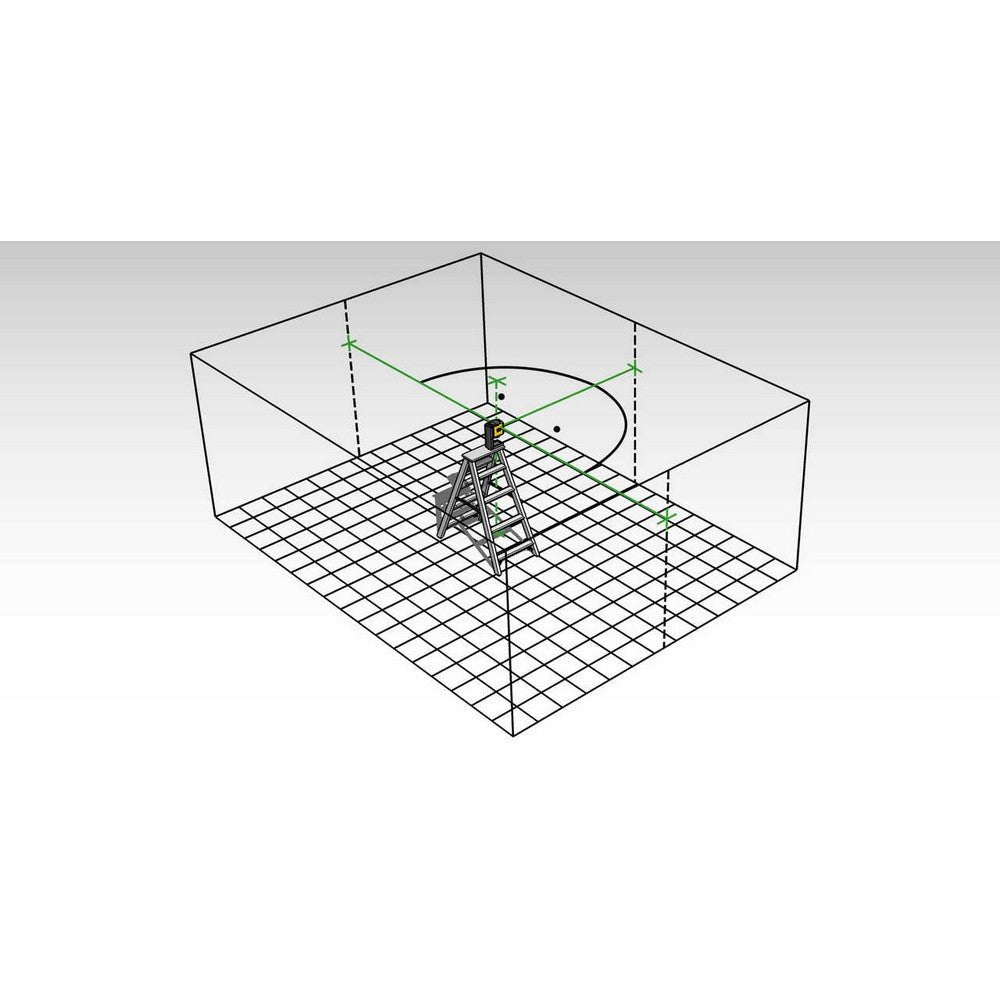 Stabila LA-5P G selbstnivellierender 5-Punkt/Punkt-GREENBEAM-Laser 