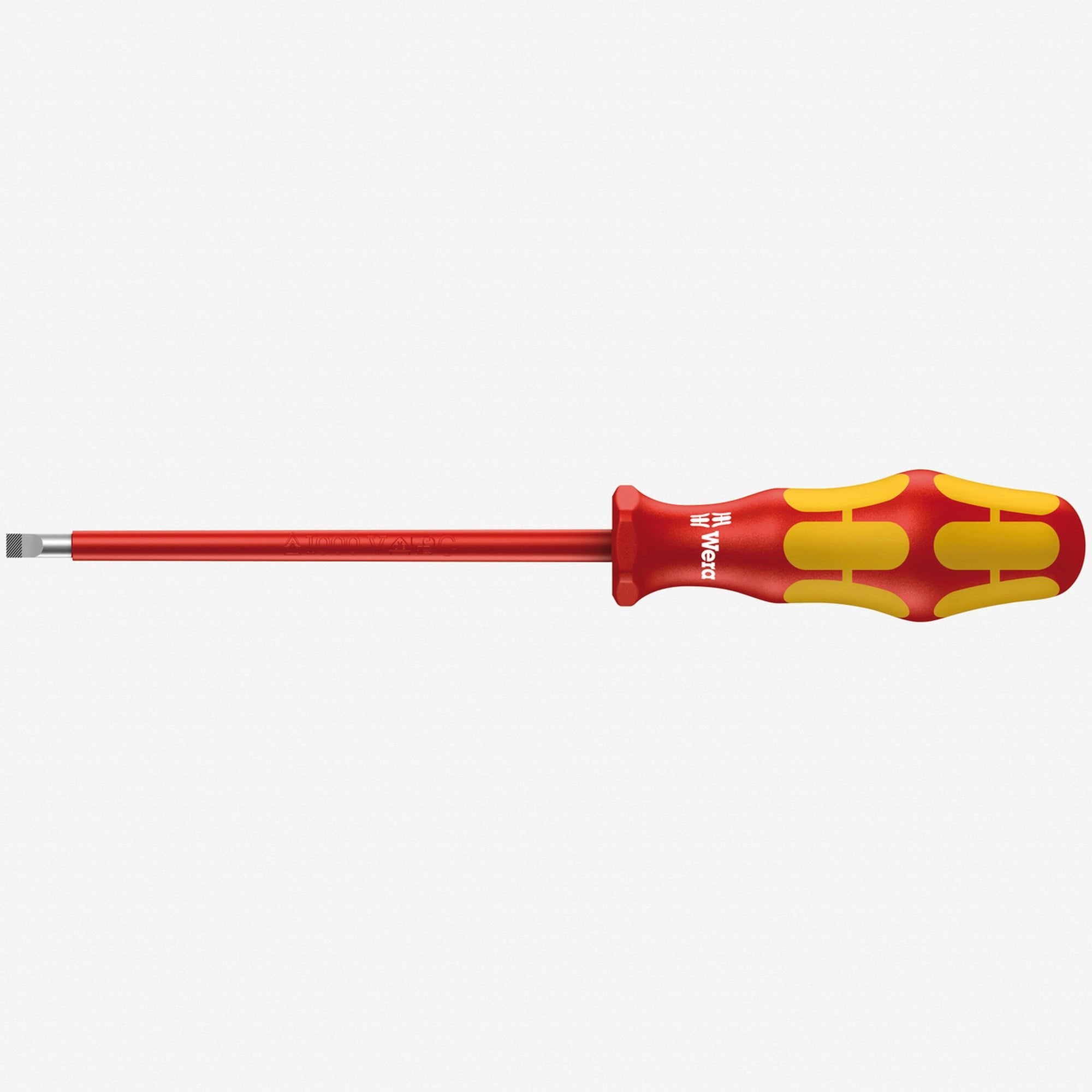 Wera 006120  -  Kraftform Plus Series 100 5" 5.5mm 1000V VDE Insulated Slotted Screwdriver