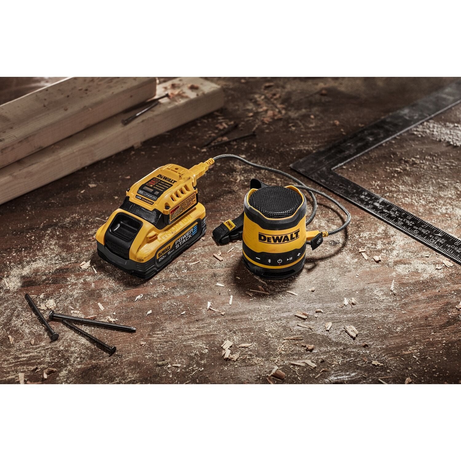 DEWALT DCR008-USB-C Rechargeable Bluetooth Speaker