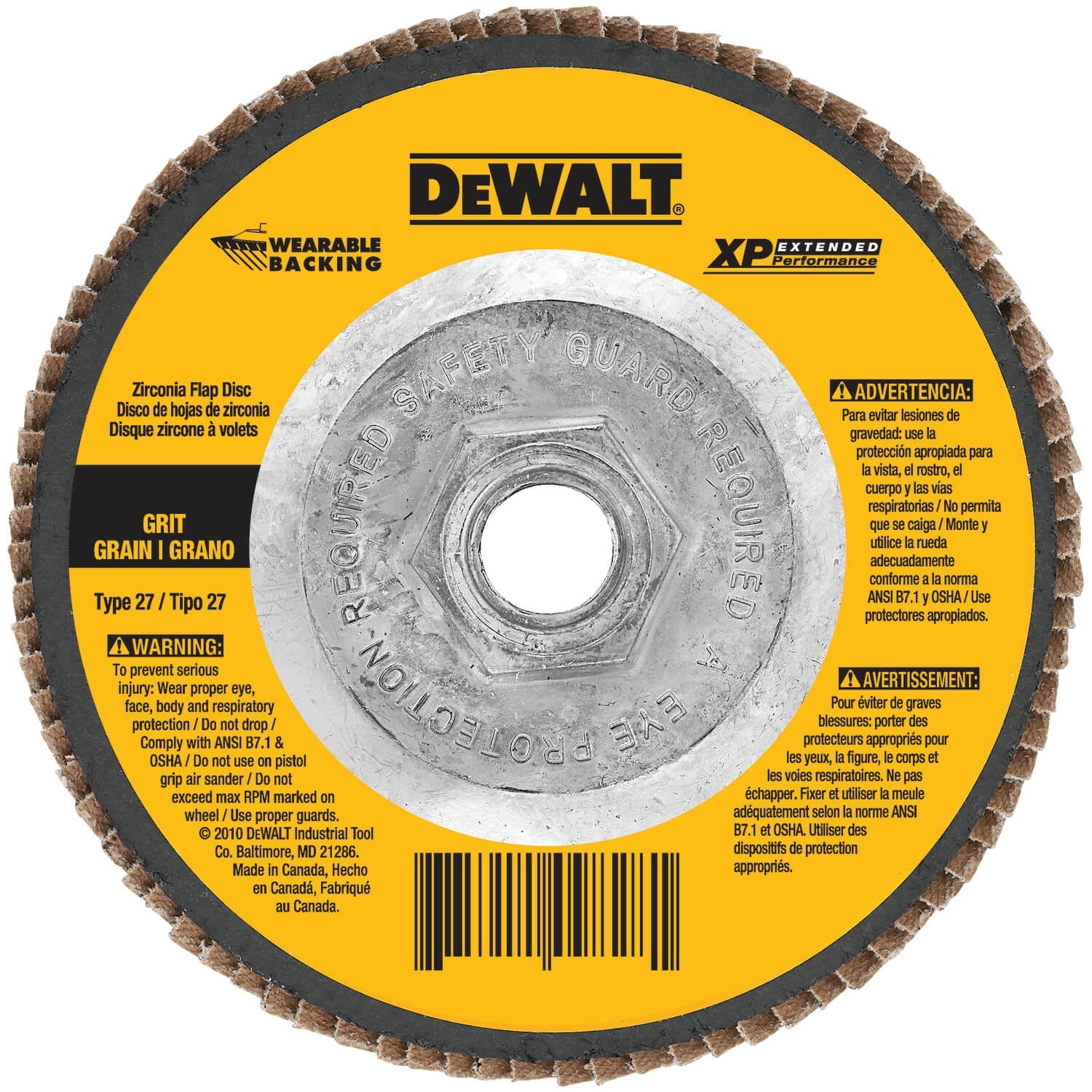 DEWALT DW8220H 7-Inch by 5/8-Inch -11 Z80 T27 WB F