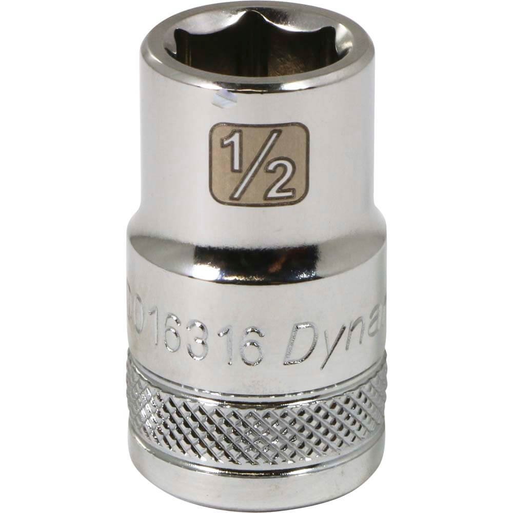 DYNAMIC 1/2" D 6 PT 1/2" CHR SKT