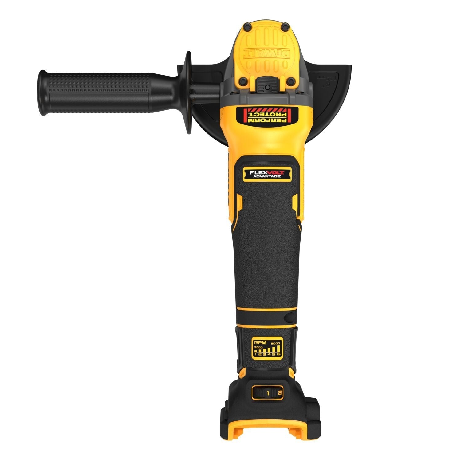 Meuleuse à vitesse variable DEWALT DCG416VSB-4,5"-5" 20 V MAX* avec technologie FLEXVOLT ADVANTAGE