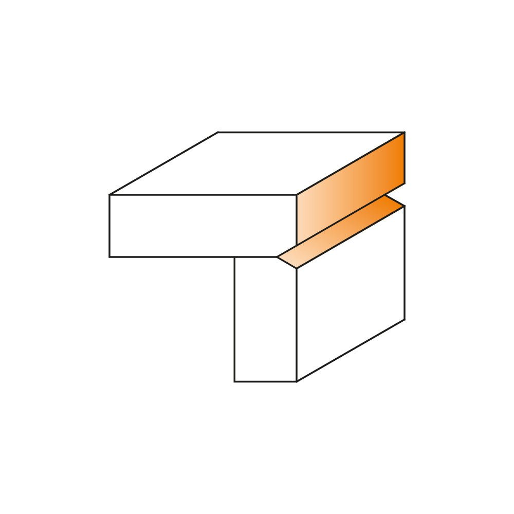 CMT 853.001.11  -  FLUSH AND V-GROOVE ROUTER BIT