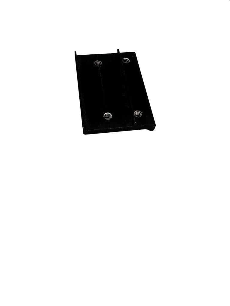 Alum-a-Brake BKSLB01 - Black Metal Straight Bracket - Side Slitter