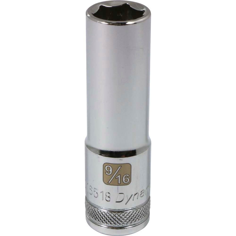 DYNAMIQUE 1/2" D 6 PT 9/16" PROFONDEUR CHROME SKT