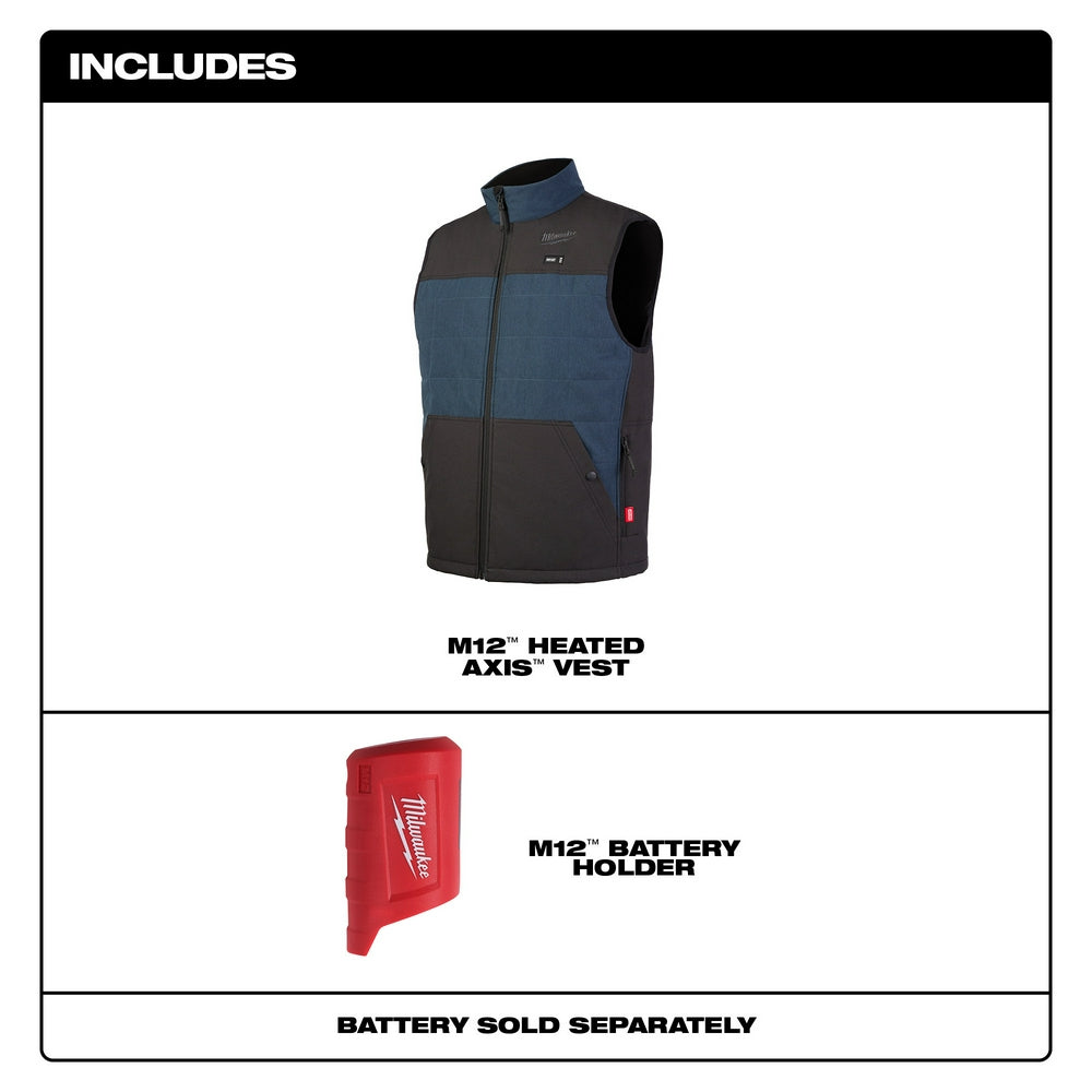 Milwaukee 305 M12™ Heated AXIS™ Vest - Vest Only