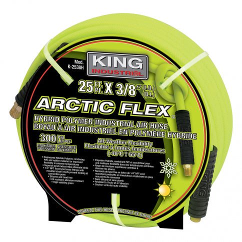 King K-2538H  -  3/8" X 25' HYBRID POLYMER INDUSTRIAL AIR HOSE