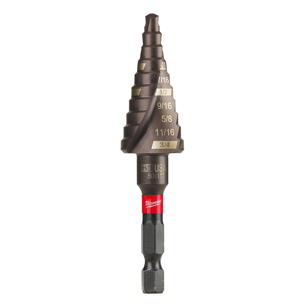 Milwaukee 48-89-9243   -  SHOCKWAVE™ Impact Duty™ #3 Step Bit 3/16″ to 3/4″