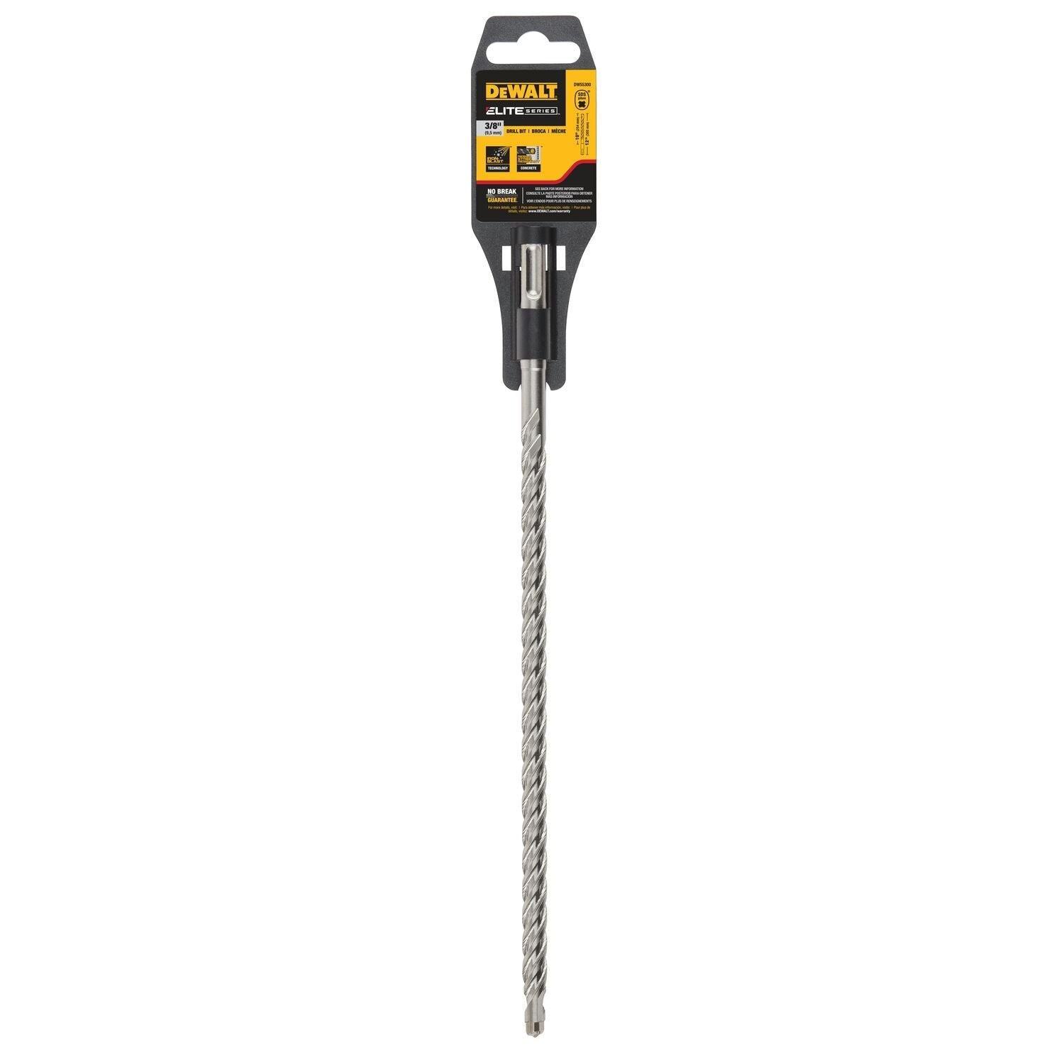 DEWALT DW55300 - 3/8-Inch by 10-Inch by 12-Inch Solid Rock Carbide SDS