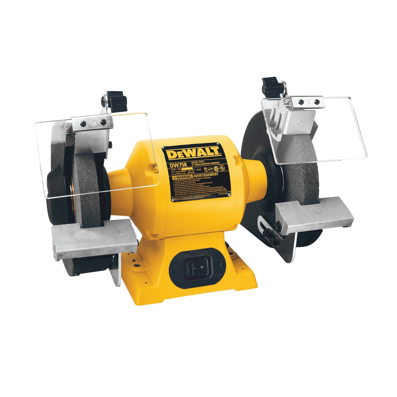 DEWALT DW758-Meuleuse d'établi, 8 po