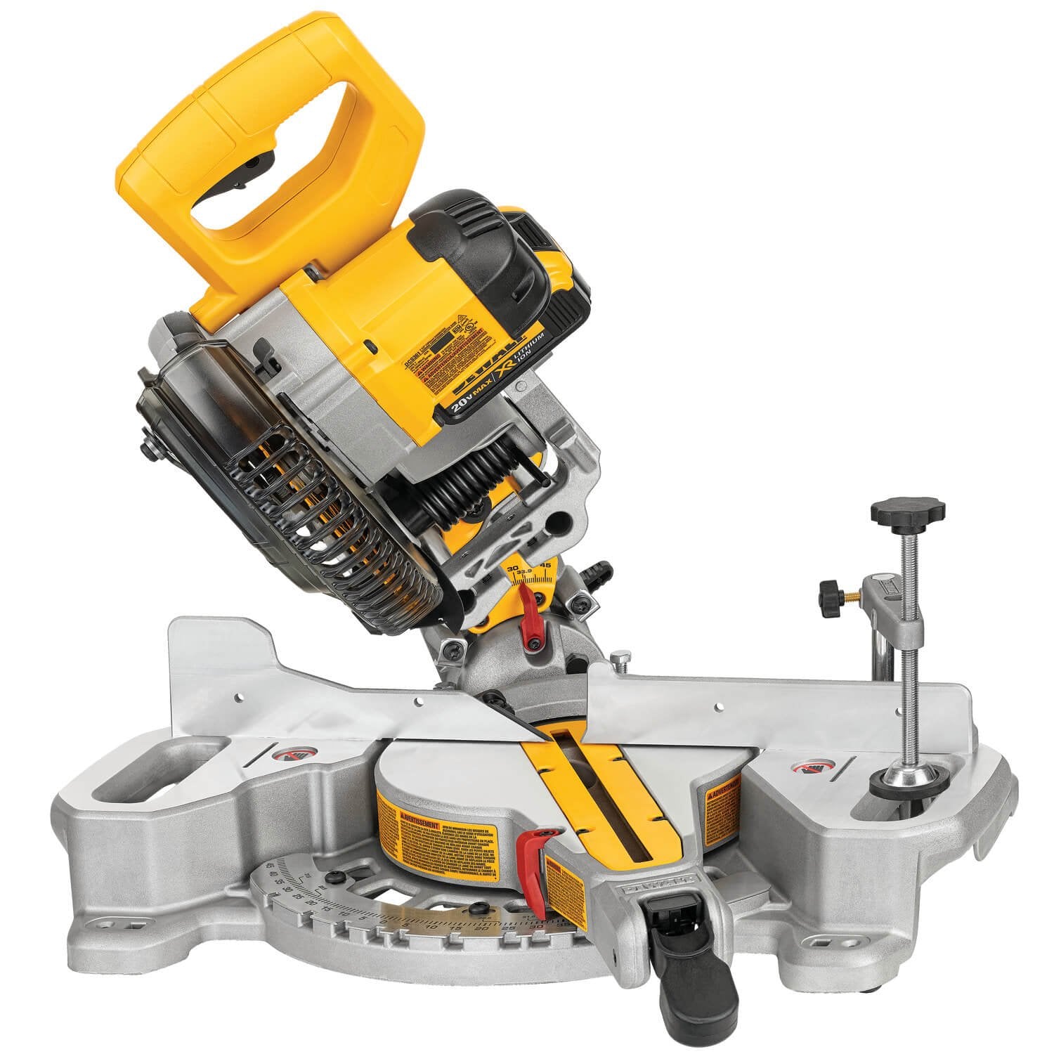 DEWALT DCS361M1-20V MAX* 7-1/4-Zoll-Gehrungssäge, kabellos