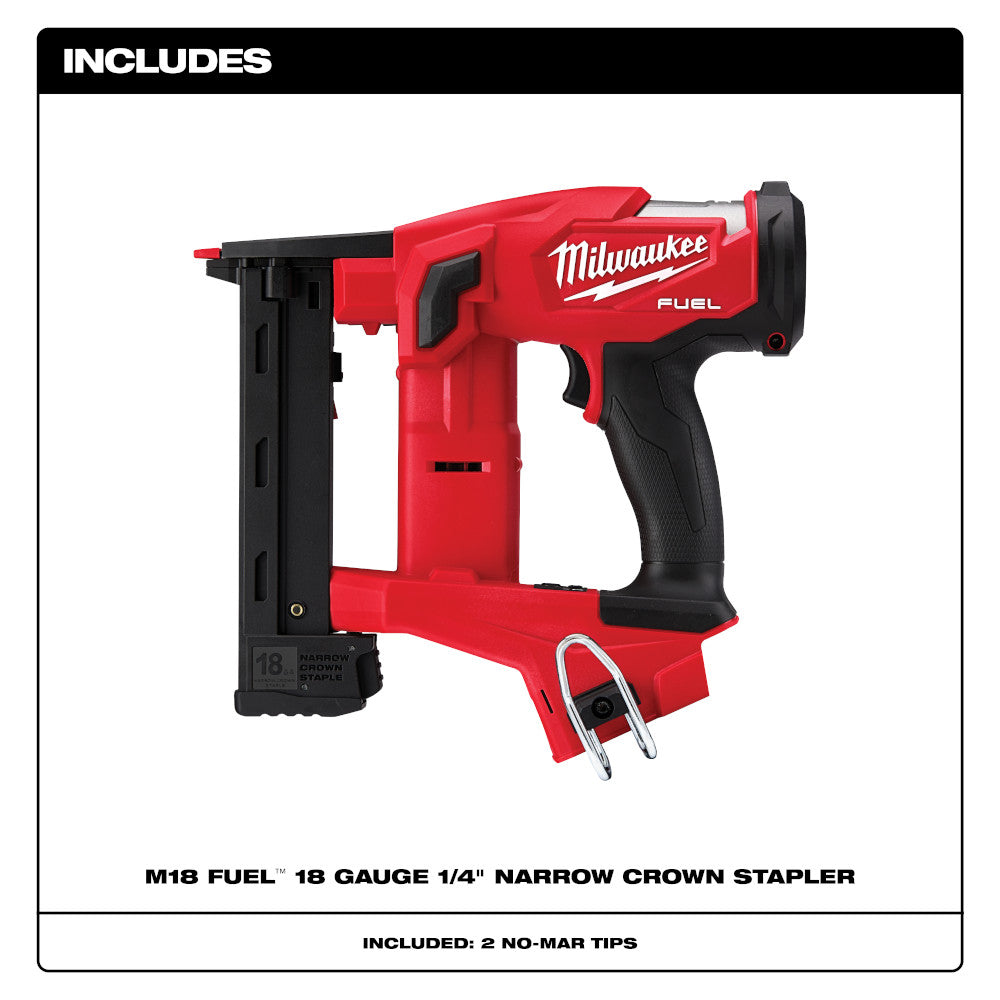 Milwaukee 2749-20  -  M18 Fuel 18Ga Narrow Crown Stapler - Tool Only