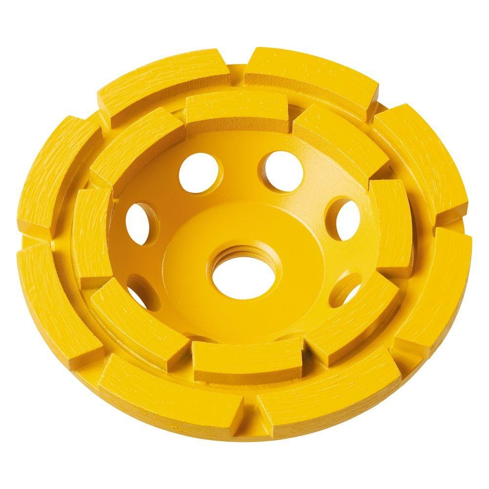 DEWALT DW4775  -   7" Double Row Diamond Cup Wheel