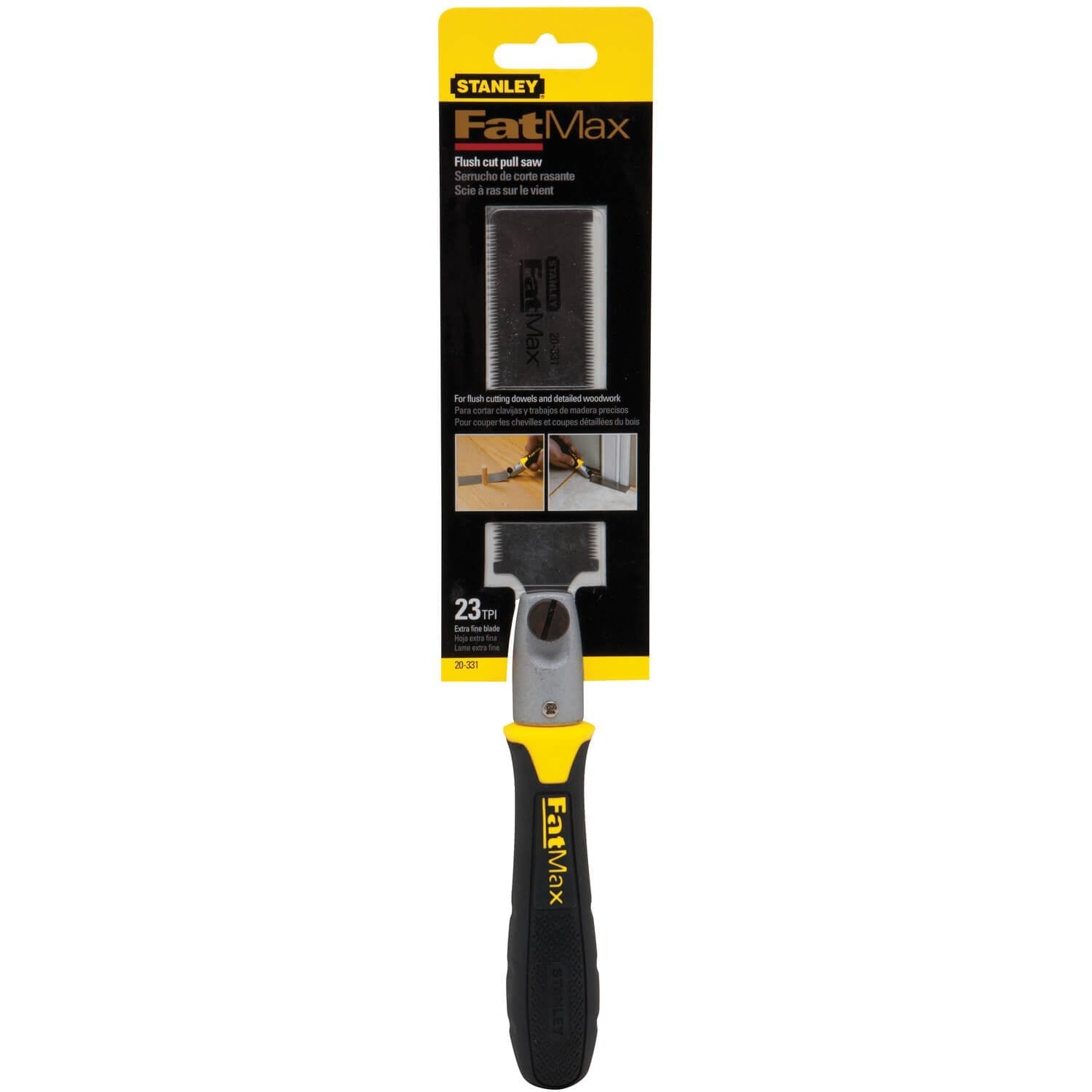 STANELY  20-331  -  4-3/4 IN FATMAX® MINI FLUSH CUT PULL SAW