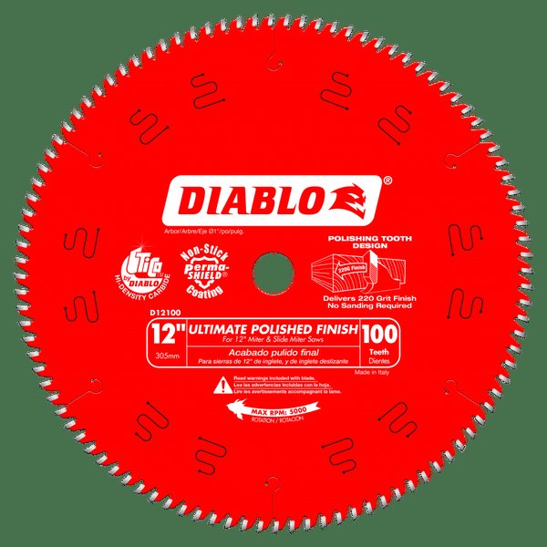 DIABLO D12100X  -  12'' 100T SAW BLADE