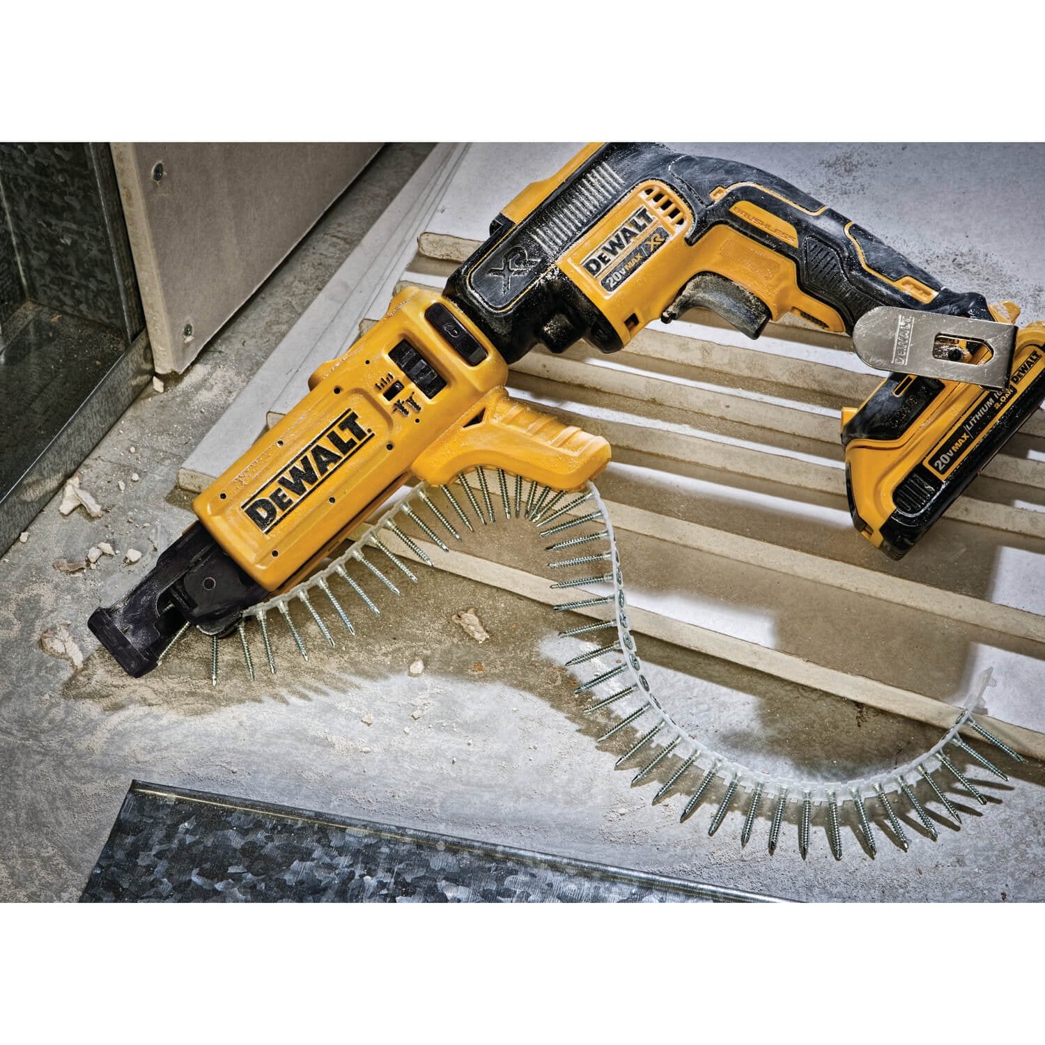 DEWALT DCF6202 20-volt MAX XR Li-Ion Drywall ScrewGun Cordless Collate