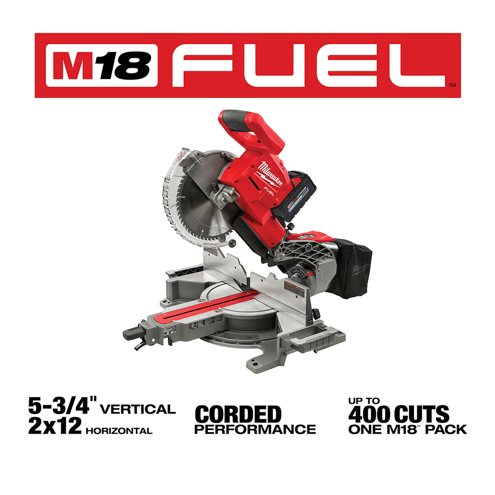 Milwaukee 2734-21 - M18 FUEL™ 10" Dual Bevel Sliding Compound Miter Saw