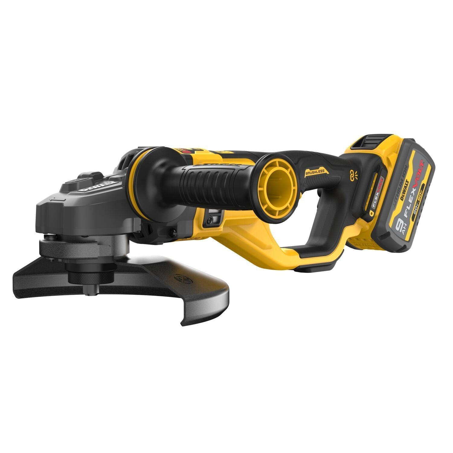 DEWALT DCG460X2-60V MAX* 7 "-9" Large Angle Grinder Kit