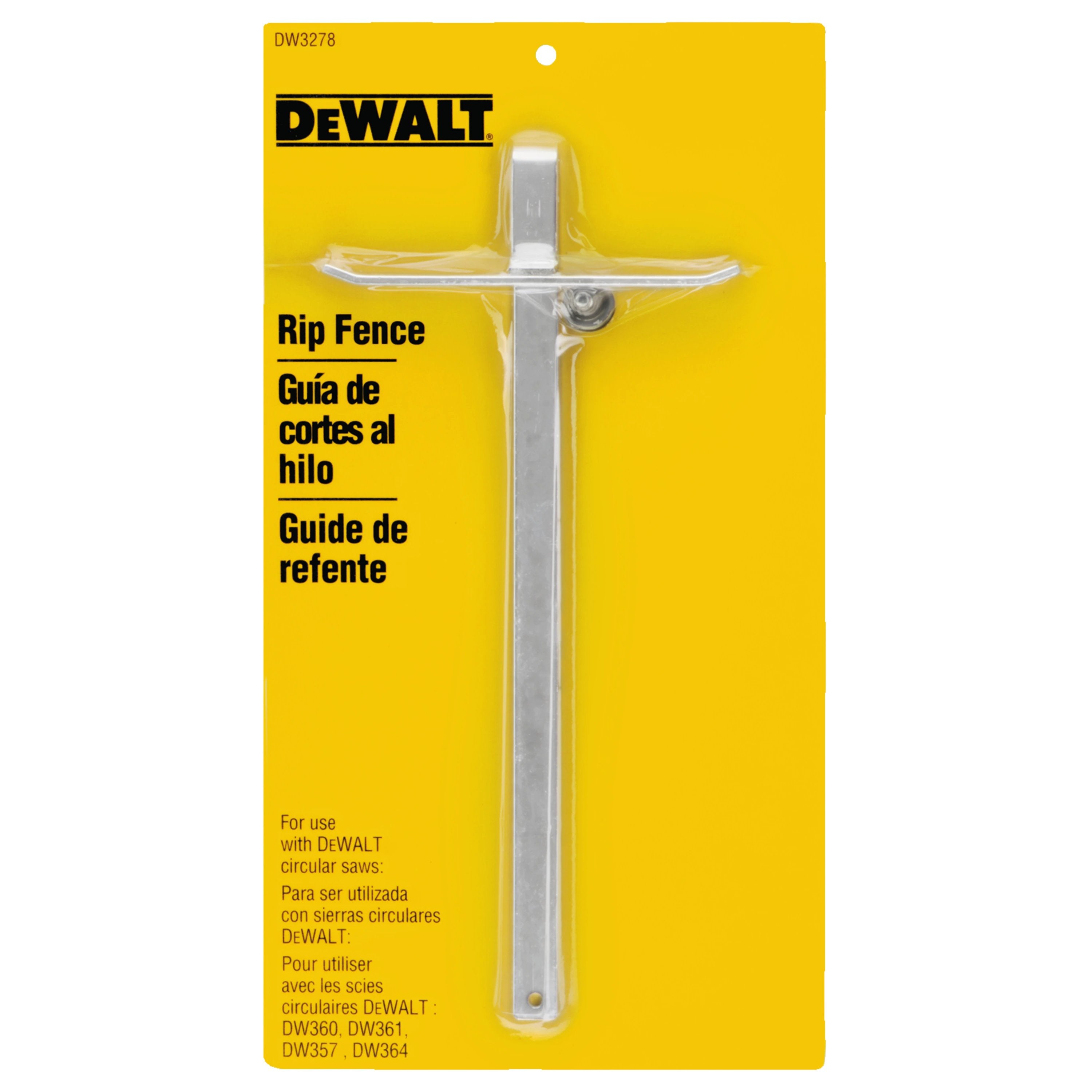 Guide de scie circulaire DEWALT DW3278