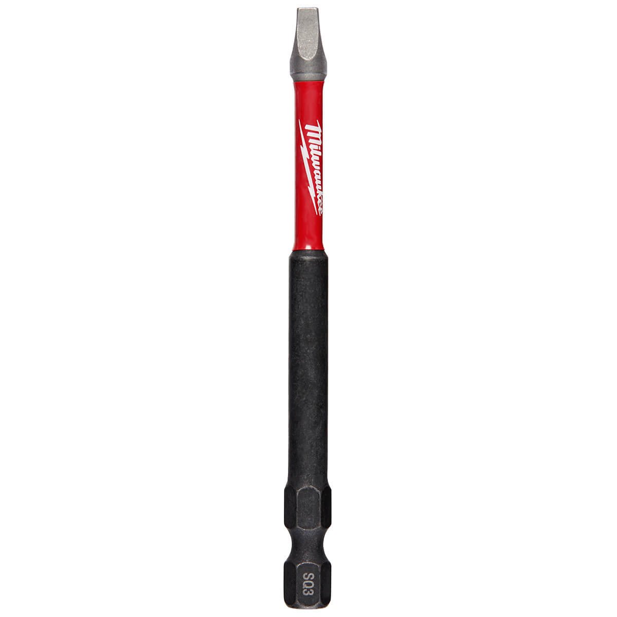 Milwaukee 48-32-4796  -  SHOCKWAVE™ 3-1/2” Impact Square Recess #3 Power Bits