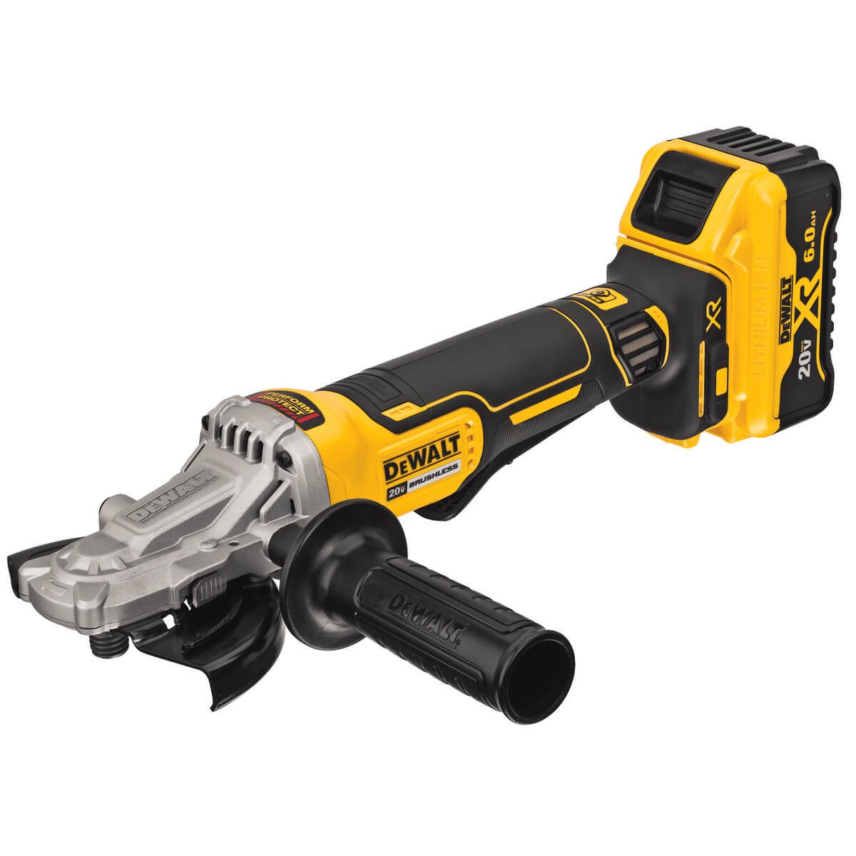 Meuleuse d'angle DEWALT DCG413FR2-20 V Max XR, interrupteur à palette à tête plate, sans fil, sans balais, 5 pouces