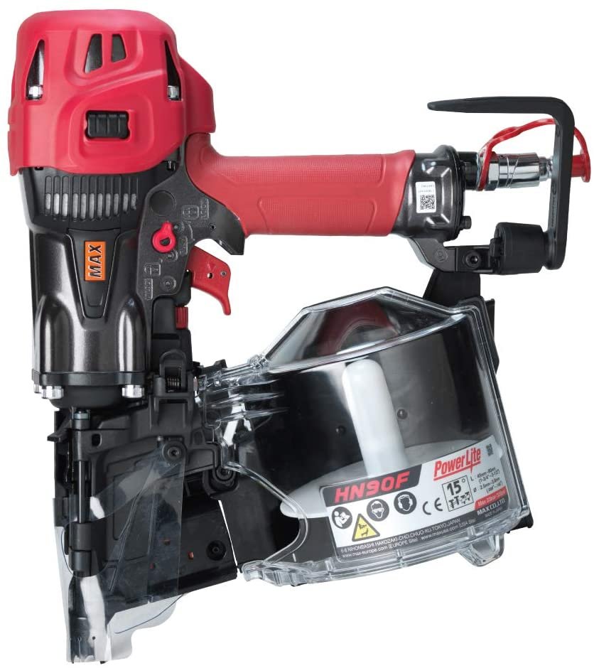MAX HN90F PowerLite® High Pressure Framing Coil Nailer up to 3-1/2"