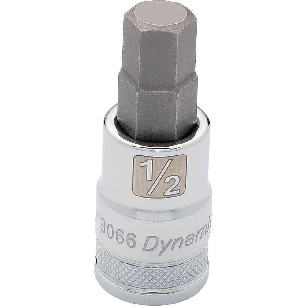 DYNAMIC 1/2" D BIT SKT HEX 1/4"