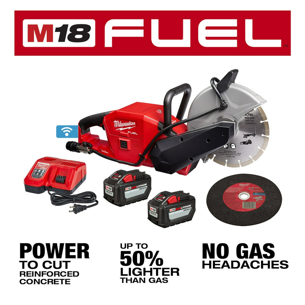 Milwaukee 2786-22HD - M18 FUEL™ 9 in. Cut-Off Saw with ONE-KEY™ Kit