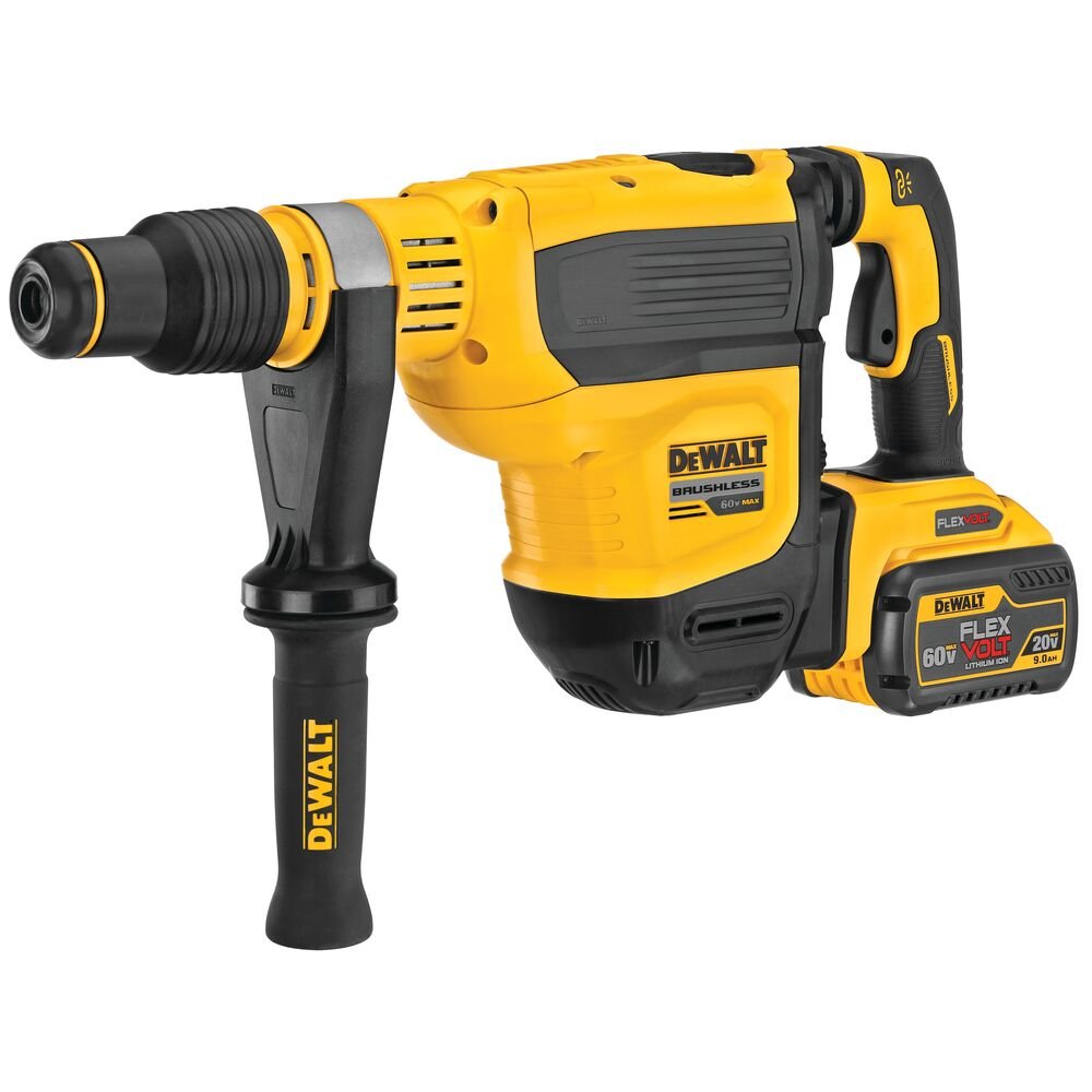 DEWALT DCH614X2-60V Max 1-3/4 In. Brushless Cordless SDS Max Combination Rotary Hammer Kit