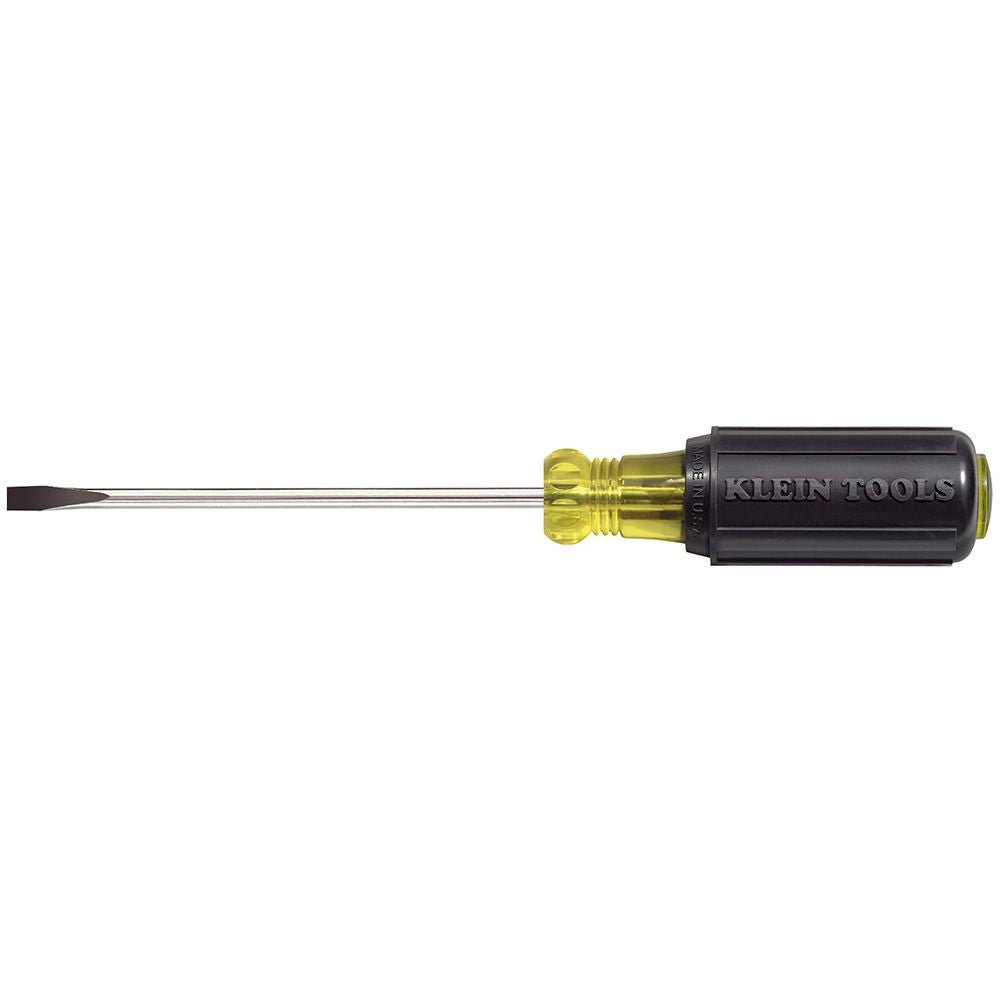 Klein KLE-601-4 - 3/16-Inch Cabinet Screwdriver, 4-Inch Round Shank