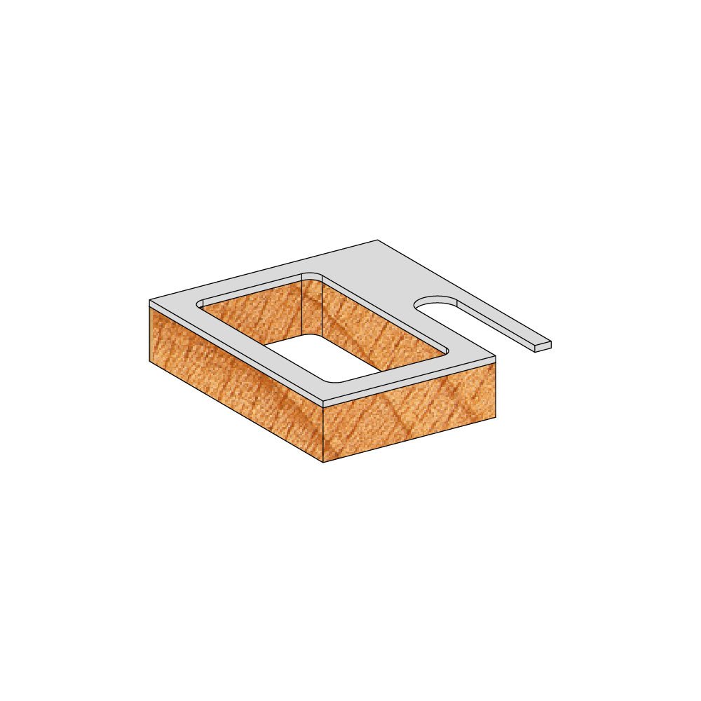 CMT 81601 - MÈCHE PILOTE POUR PANNEAU 1/4" TIGE 1/4"