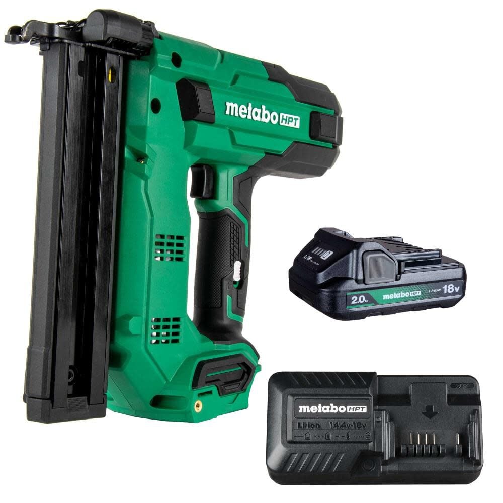 Metabo HPT Cordless Mechanical 18G Narrow Crown Stapler Kit - N1804DBM