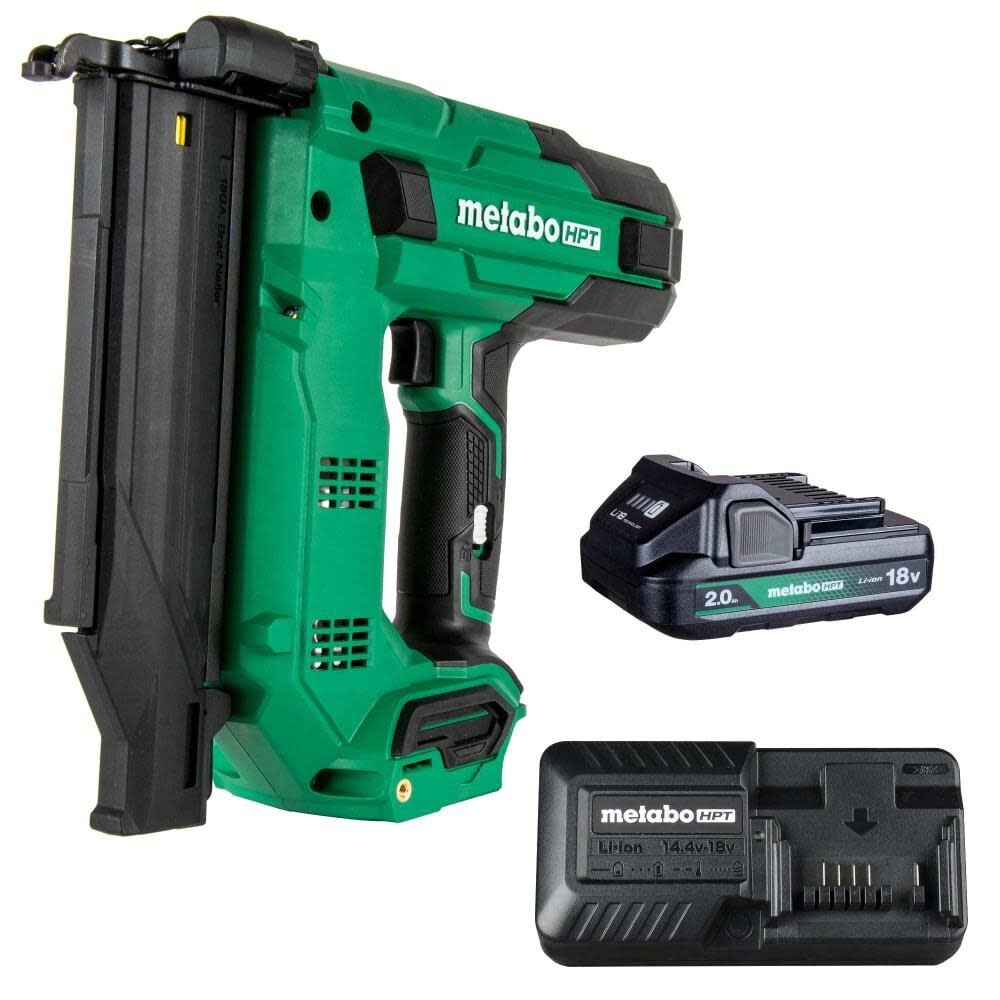 Metabo HPT Cordless Mechanical 18G 2" Brad Nailer Kit - NT1850DGM