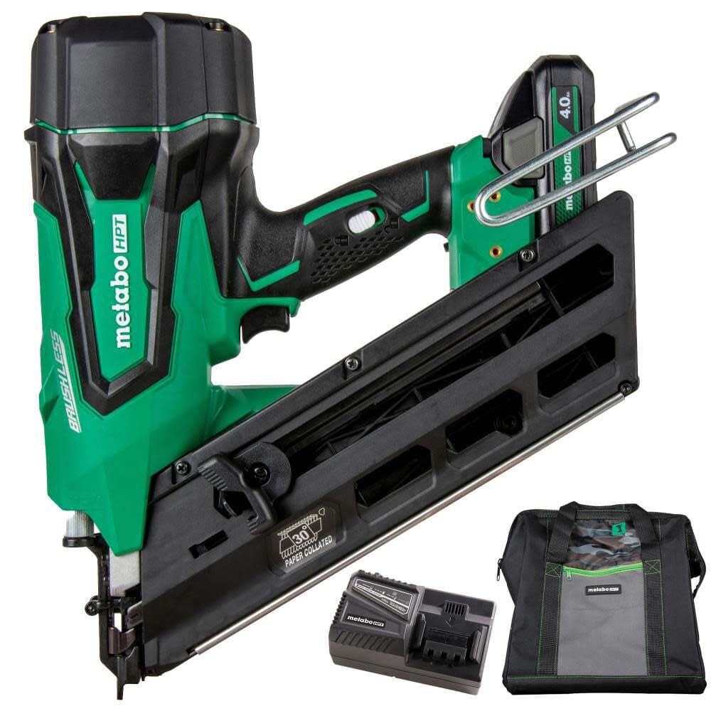 Metabo HPT 3-1/2" 18V Cordless Framing Nailer Kit - NR1890DCSTM