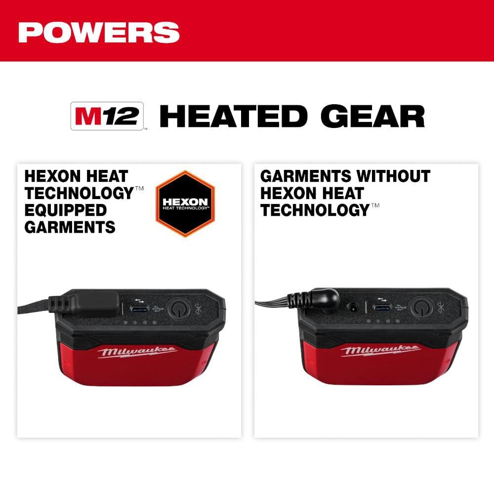 Milwaukee Heated Gear Flat Pack Bluetooth Battery - 48-11-2330