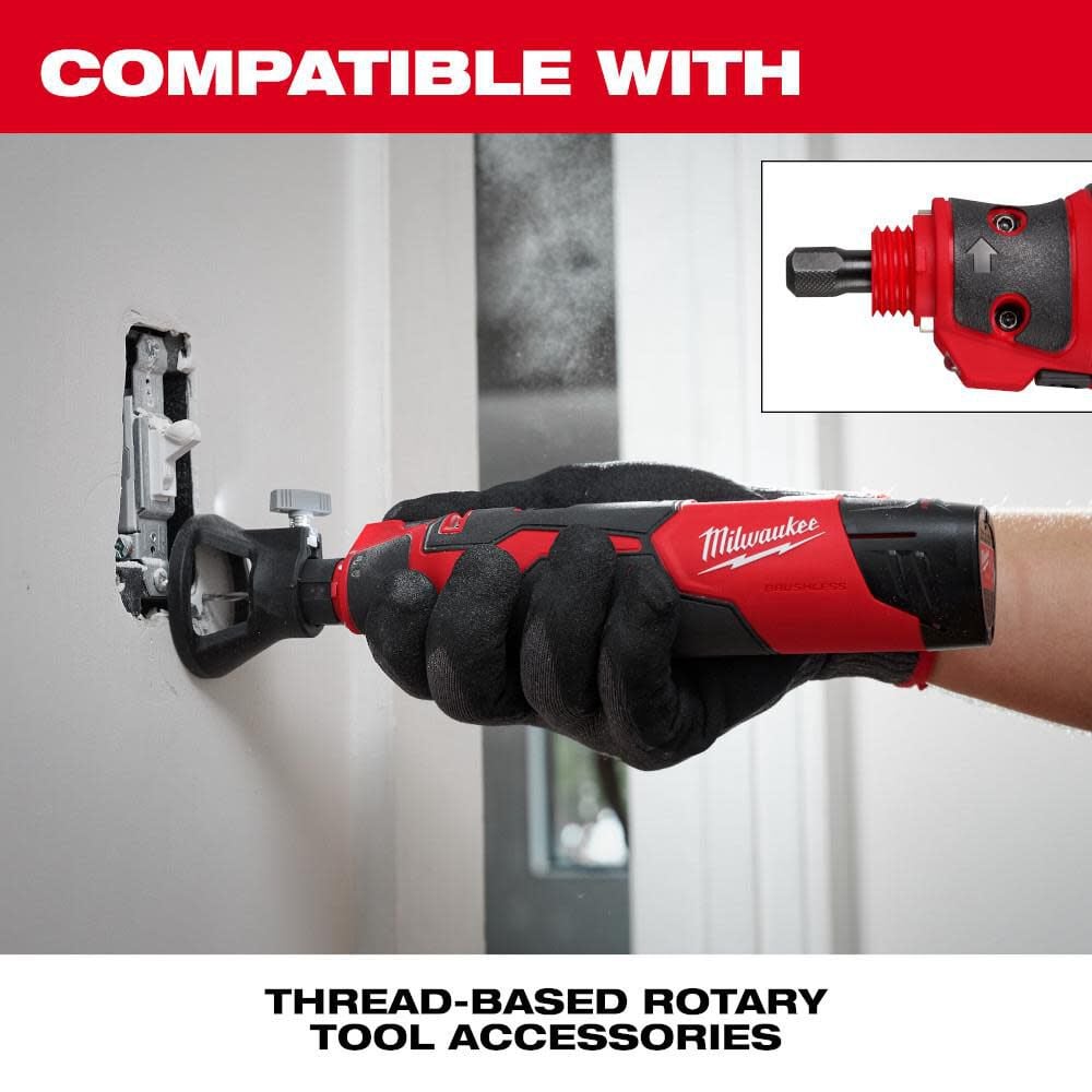 Milwaukee M12 Brushless Rotary Tool - Tool Only - 2525-20