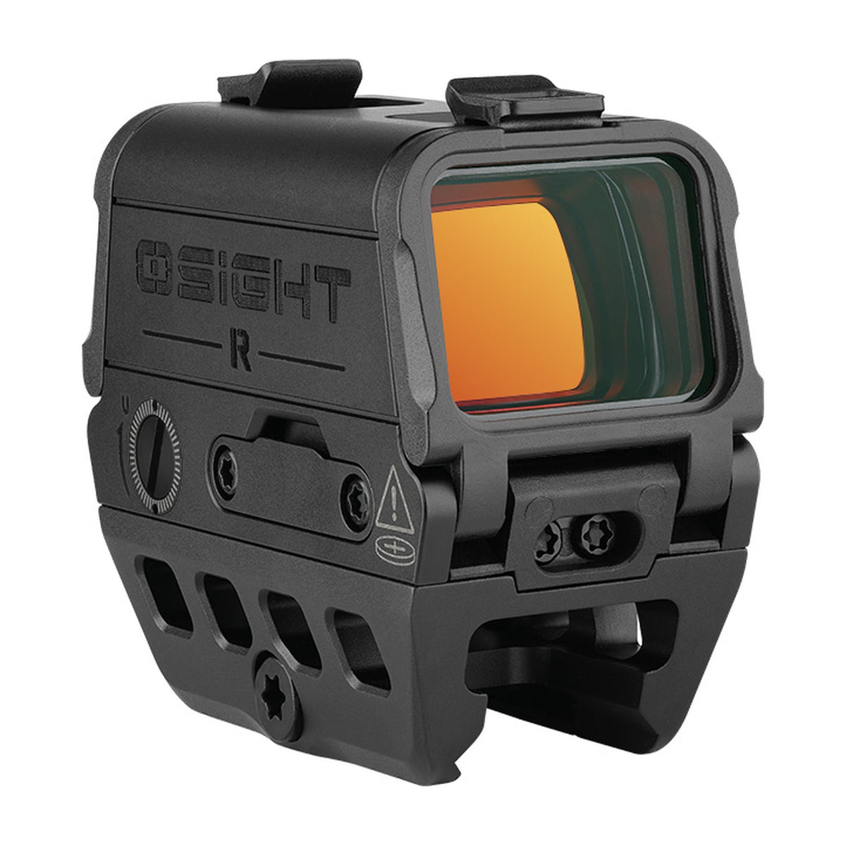 Olight Osight R front angle showing multi-coated window