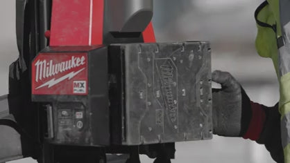 Load video: Milwaukee MXF371-2XC MX FUEL™ Backpack Concrete Vibrator Kit - product video