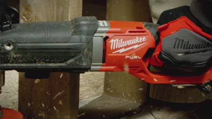Milwaukee 2811-20 M18 FUEL™ Super Hawg™ Right Angle Drill with QUIK-LOK™ - product video