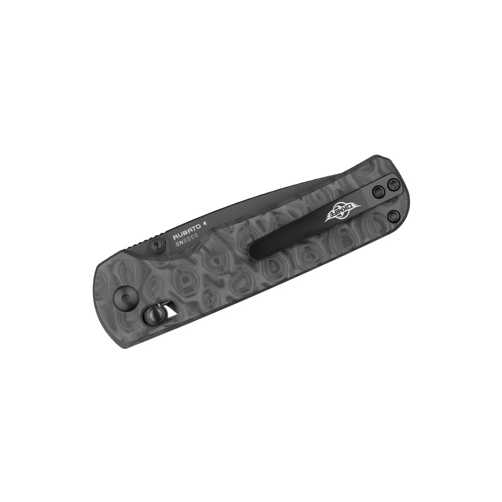 Couteau EDC Rubato 4 Rail Lock avec manche en fibre de carbone - RUBATO4-CF