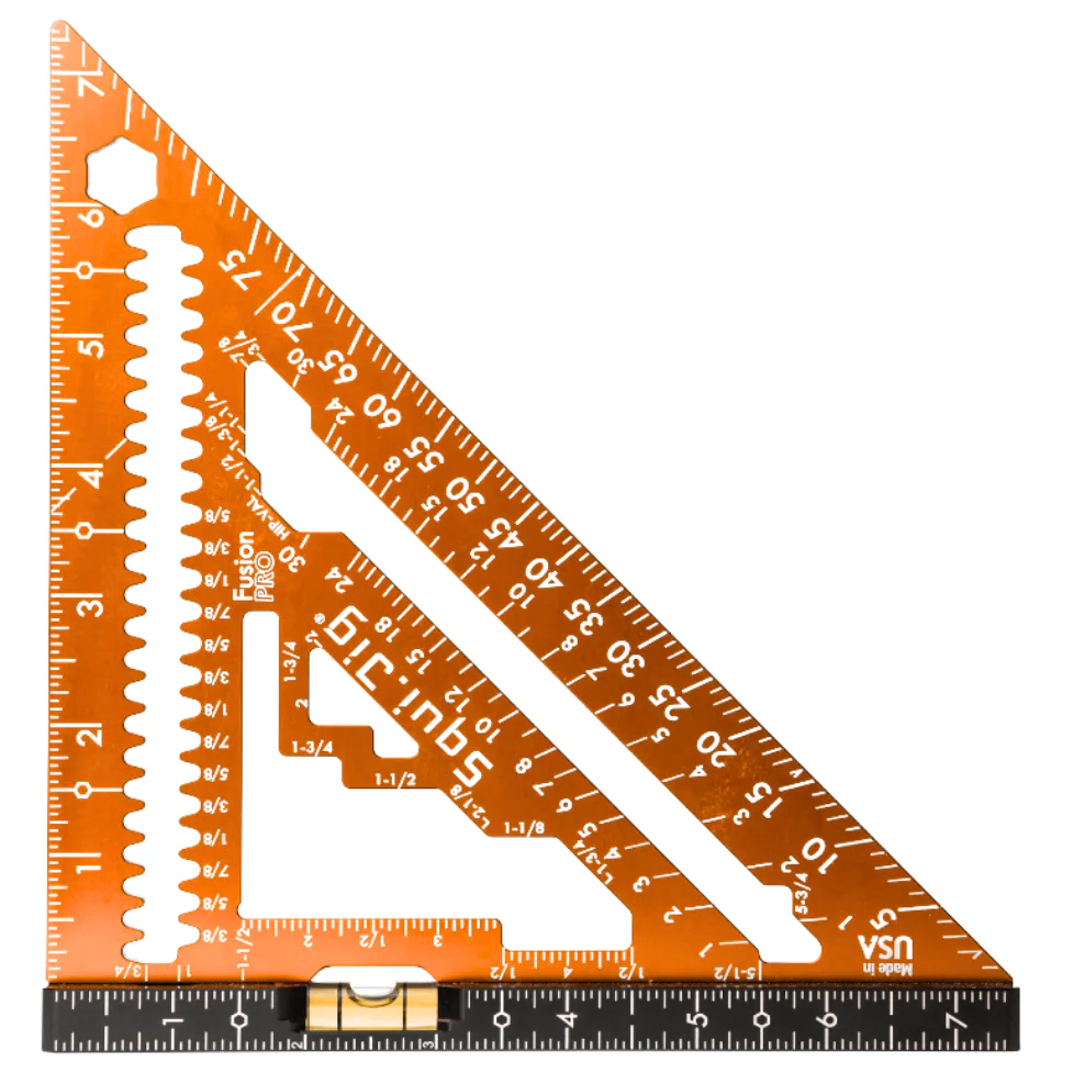 SQUI.JIG - Fusion Pro 7.5" Rafter Square with Level