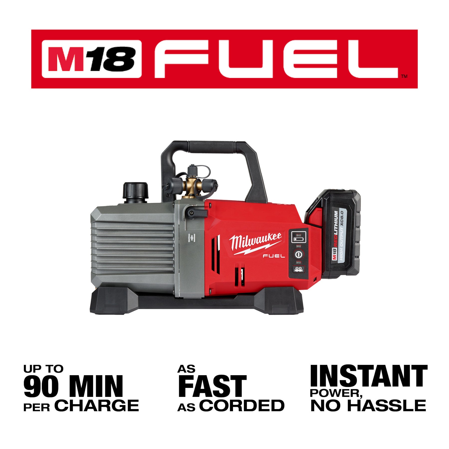 Milwaukee 2941-21 - Kit de pompe à vide M18 FUEL™ 5 pi³/min