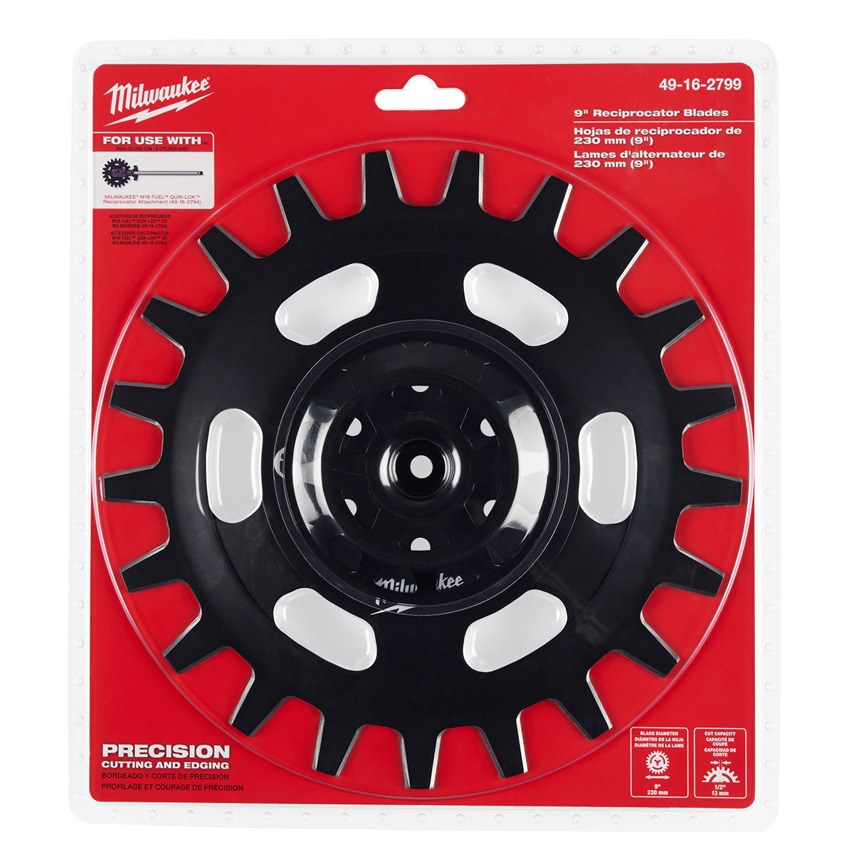 Milwaukee 49-16-2799 - Jeu de lames pour réciprocateur QUIK-LOK™