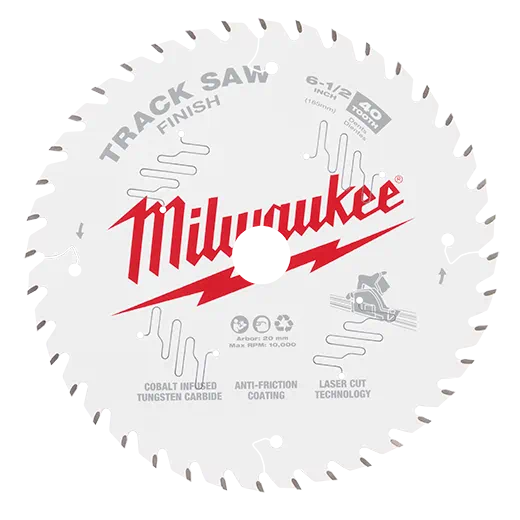 Milwaukee 48-40-0625 - 6-1/2” 40T Finish Track Saw Blade