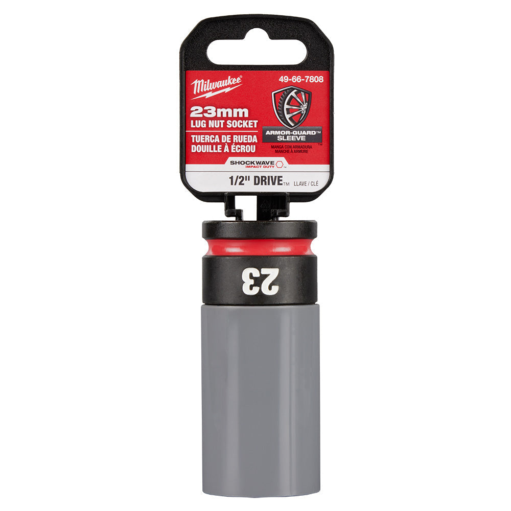 Milwaukee 49-66-7802 - Douille de roue métrique SHOCKWAVE Impact Duty™ 1/2 prise 17 mm pour écrous de roue